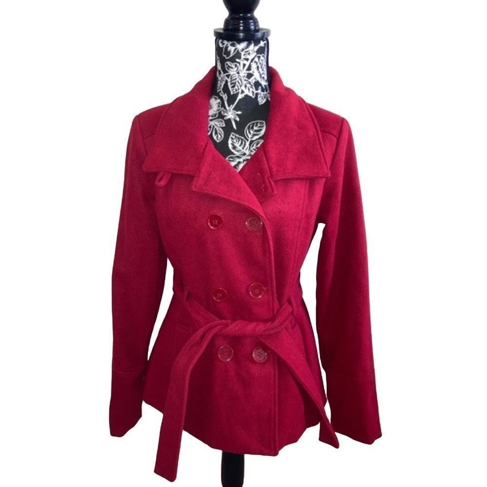 New Look Peacoat Winter Jacket Coat Button up Double Breasted